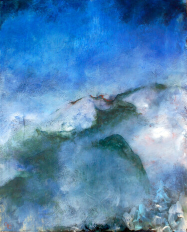 Pintura titulada "Ascension" por Gwenaëlle Le Mée, Obra de arte original, Acrílico Montado en Bastidor de camilla de madera