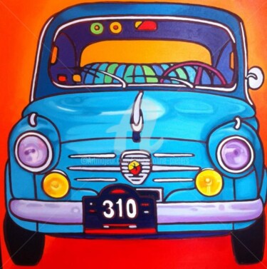 Painting titled "En seicento" by Gwendoline Pieters, Original Artwork, Oil