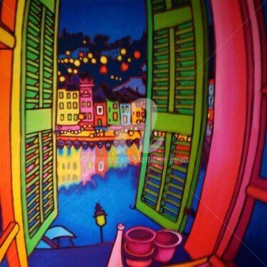 Painting titled "Chez Vero,de chez V…" by Gwendoline Pieters, Original Artwork