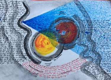 Une parenthèse Peinture intitulée "Une parenthèse" par Gwen Gouret, Œuvre d'art originale