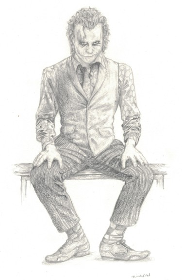 Drawing titled "joker.jpg" by Gwenn Trémaudan, Original Artwork