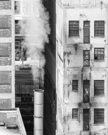 Photography titled "Detroit Steam" by Gwendolyn Roth, Original Artwork, Digital Photography
