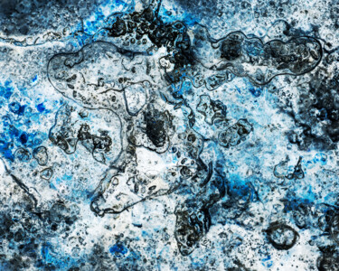 Photography titled "Pavement Ice 2" by Gwendolyn Roth, Original Artwork, Digital Photography