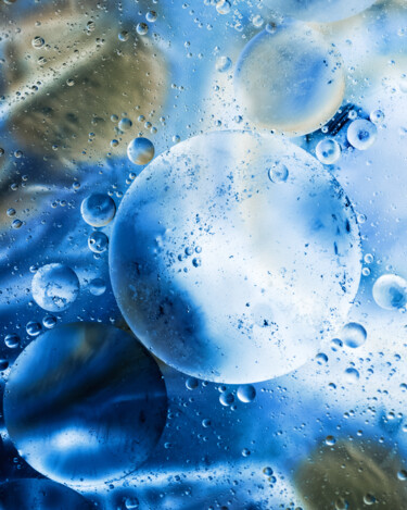 Photographie intitulée "Feeling Blue" par Gwendolyn Roth, Œuvre d'art originale, Photographie numérique