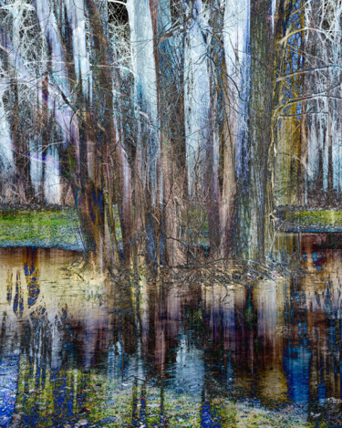 Fotografie getiteld "Water Color" door Gwendolyn Roth, Origineel Kunstwerk, Digitale fotografie
