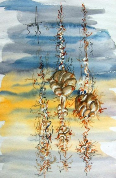 Peinture intitulée "Fleurs - 6" par Gérald  Wandrille Le Grand, Œuvre d'art originale
