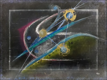 Pittura intitolato "#131 "Sagittarius"" da Gwoo Milord, Opera d'arte originale, Acrilico