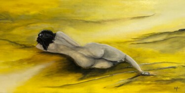 Pittura intitolato "Dunes" da Gyl Aubert, Opera d'arte originale, Acrilico