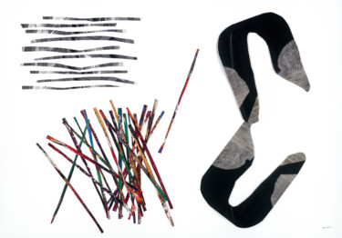 Gravures & estampes intitulée "Mikado scopique" par Gysin Broukwen, Œuvre d'art originale, Impression numérique