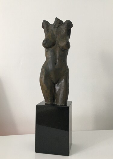 Sculpture titled "Akt 2" by Gyunay Aliev, Original Artwork, Bronze