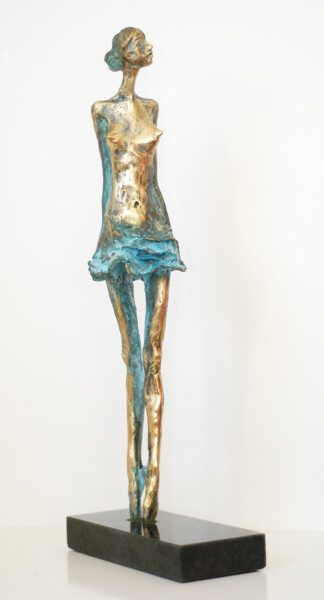 Sculpture titled "Ballerina" by Gyunay Aliev, Original Artwork, Bronze