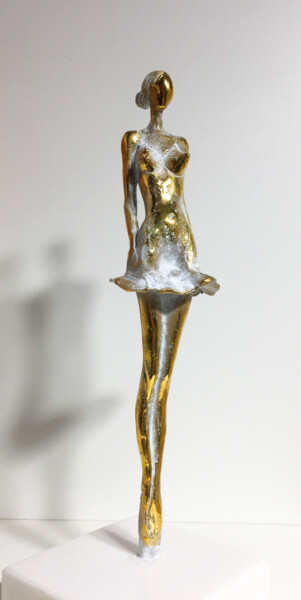 Sculptuur getiteld "Ballerina 3" door Gyunay Aliev, Origineel Kunstwerk, Bronzen