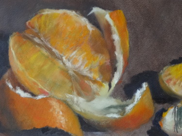 Peinture intitulée "orange" par Gzad, Œuvre d'art originale
