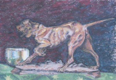 Painting titled "On the Hunt" by Gloria Nilsson, Original Art, 