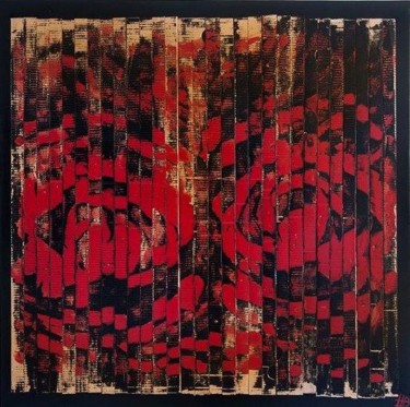 Картина под названием "YRD" - Hervé Bichet, Подлинное произведение искусства, Масло