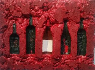 Sculpture intitulée "Vin Rouge" par Hervé Bichet, Œuvre d'art originale, Autre