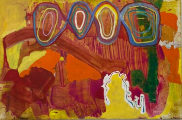 Pittura intitolato "Spectral" da Hilary Maslon, Opera d'arte originale, Olio