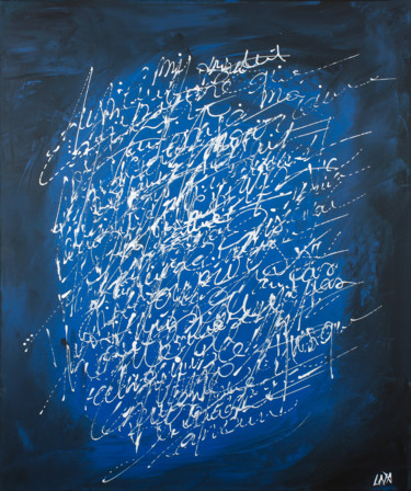 Peinture intitulée "In blue" par Helena Monniello, Œuvre d'art originale, Acrylique Monté sur Châssis en bois