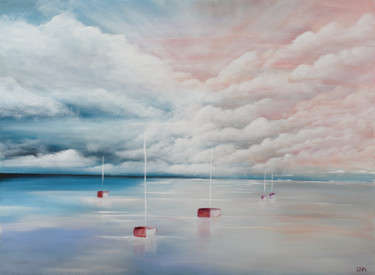 Au calme Painting titled "Au calme" by Helena Monniello, Original Art, Acrylic Mounted on Stretcher frame