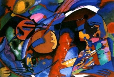 Peinture intitulée "La Spontanéité" par H . Mortazavi, Œuvre d'art originale, Huile
