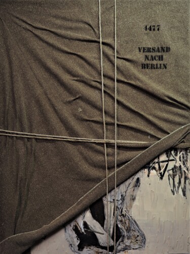 Картина под названием "VERSAND NACH BERLIN" - Habib Hasnaoui, Подлинное произведение искусства, Акрил