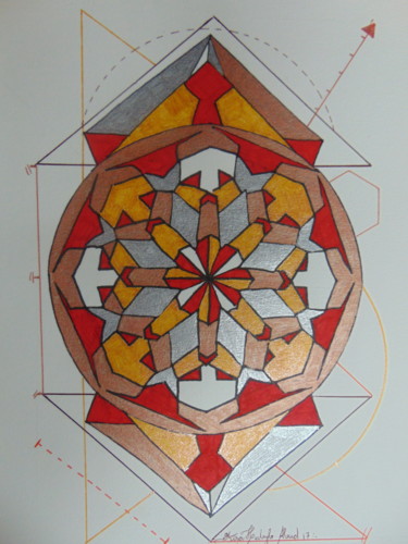 "Energia Solar" başlıklı Tablo Kira Habyb Abud tarafından, Orijinal sanat, Mürekkep
