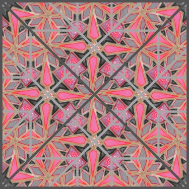 Digital Arts με τίτλο "Pink flower" από Kira Habyb Abud, Αυθεντικά έργα τέχνης, 2D ψηφιακή εργασία