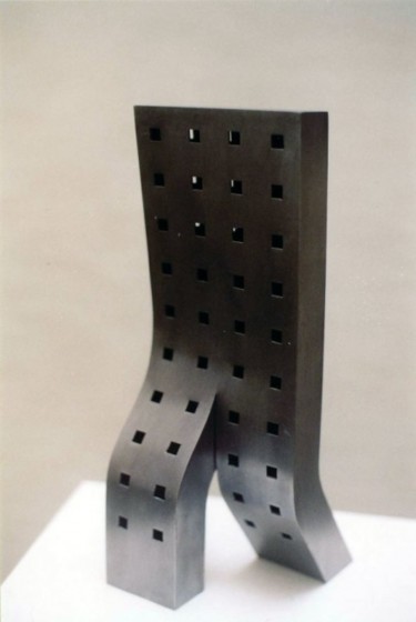 Sculpture titled "edificio caminando" by Hernan Alvarez De Toledo, Original Artwork