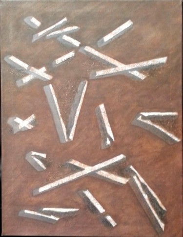Peinture intitulée "En suspensión" par Samuel Hadida Levy, Œuvre d'art originale, Acrylique