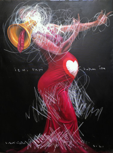 Itukah? (What's That) Painting titled "Itukah? (What's Tha…" by Hadi Masoed, Original Art, Acrylic
