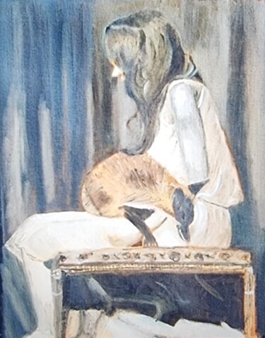 Pittura intitolato "Mode Négatif-Positif" da Sofiane Hadji, Opera d'arte originale, Olio Montato su Telaio per barella in le…