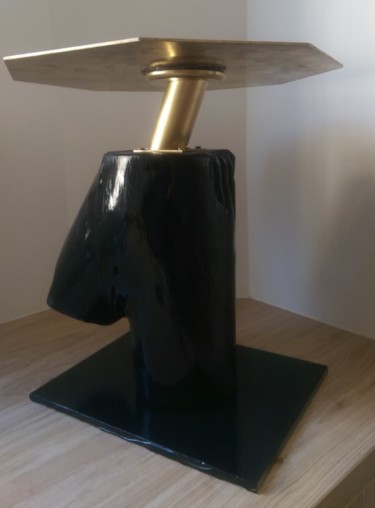 Sculpture intitulée "Table basse (bois,…" par Sofiane Hadji, Œuvre d'art originale