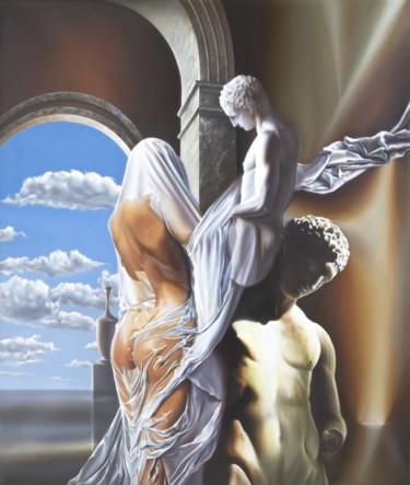Malarstwo zatytułowany „The Tissue Of Ariad…” autorstwa Victor Hagea, Oryginalna praca, Olej
