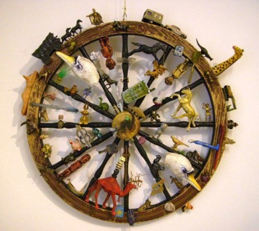 Painting titled "wheel of fortune" by Haje Holmström, Original Artwork
