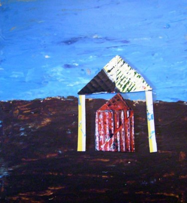 Painting titled "sauna" by Haje Holmström, Original Artwork