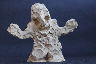 Sculpture titled "Groarrr" by Hakan Portakal, Original Artwork, Clay