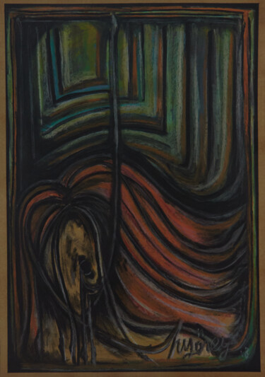 Malerei mit dem Titel "KPY1810070021-124 (…" von Hakan Yöney, Original-Kunstwerk, Pastell