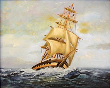 "sail ship" başlıklı Tablo Hakkı Şimşek tarafından, Orijinal sanat