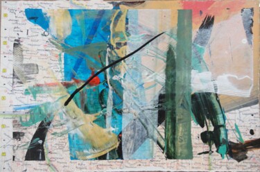 Pittura intitolato "Abstract-25" da Hal Howard, Opera d'arte originale, Acrilico