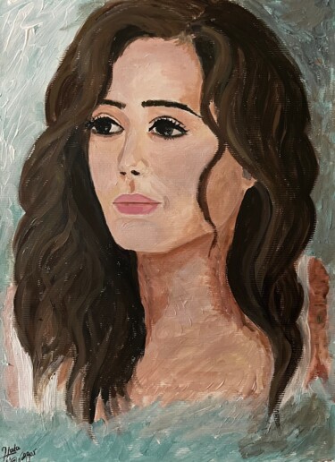 Painting titled "Hope" by Hala El Naggar, Original Artwork, Acrylic
