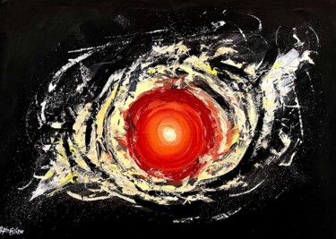 Pittura intitolato "God’s eye nebula" da Hala El Naggar, Opera d'arte originale, Acrilico