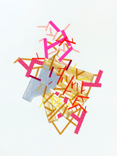 绘画 标题为“A mon Takkury 2” 由Philippe Halaburda, 原创艺术品, 丙烯