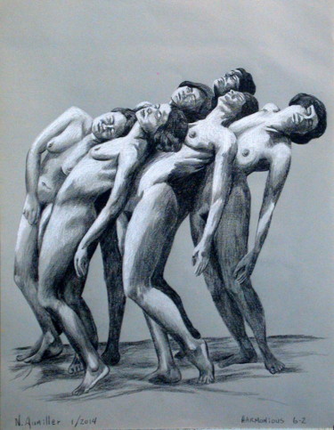 Disegno intitolato "6-2" da Nick Aumiller, Opera d'arte originale, Altro