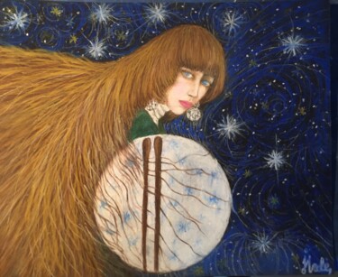 "Yıldızlar" başlıklı Resim Hale Bilek tarafından, Orijinal sanat, Pastel