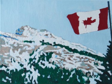 Painting titled "Banff #1" by Adam Halicki, Original Artwork, Oil