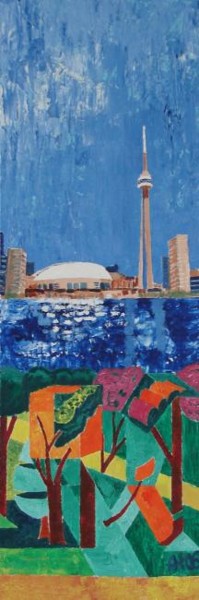 Painting titled "Toronto Islands" by Adam Halicki, Original Artwork, Other