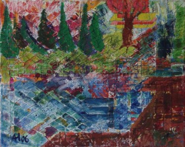 Painting titled "Wald bei Toronto" by Adam Halicki, Original Artwork, Other