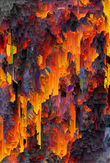 Digital Arts titled "Magma xiaxtral" by Halllter Rossyla Neatt, Original Artwork, 2D Digital Work