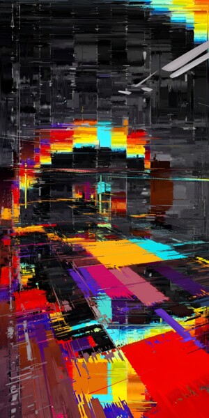 Цифровое искусство под названием "Tunel lenuty" - Halllter Rossyla Neatt, Подлинное произведение искусства, 2D Цифровая Рабо…