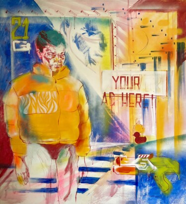 Malerei mit dem Titel "No title #3" von Halyna Abramova, Original-Kunstwerk, Acryl